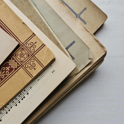 Music Sheets Genuine Vintage Ephemera (10 sheets)-Music Sheets Genuine Vintage Ephemera (10 sheets) Junk Journaling Supplies One-Off Antique-Rachel The Turtle Journal