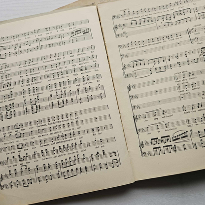 Music Sheets Genuine Vintage Ephemera (10 sheets)-Music Sheets Genuine Vintage Ephemera (10 sheets) Junk Journaling Supplies One-Off Antique-Rachel The Turtle Journal