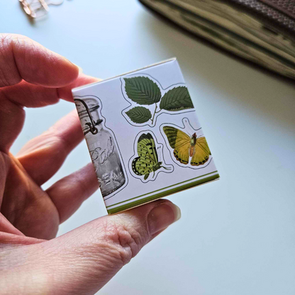 Nature Study Wings Washi Tape Stickers - 49 and Market-Nature Study Wings Washi Tape Stickers - 49 and Market - The Turtle Journal Kiss Cut Supplies-Rachel The Turtle Journal