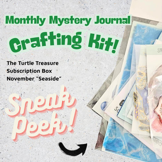 Turtle Treasure Box Subscription Kit - a themed box every month