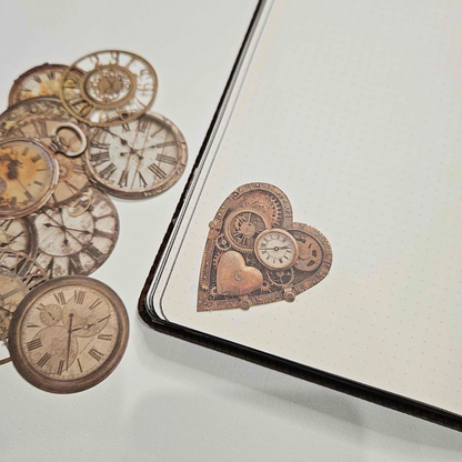 Vintage Factory Sticker Sets (15 piece)-Vintage Factory Sticker Sets (15 piece) - Aussie Paper Crafting - The Turtle Journal-Rachel The Turtle Journal