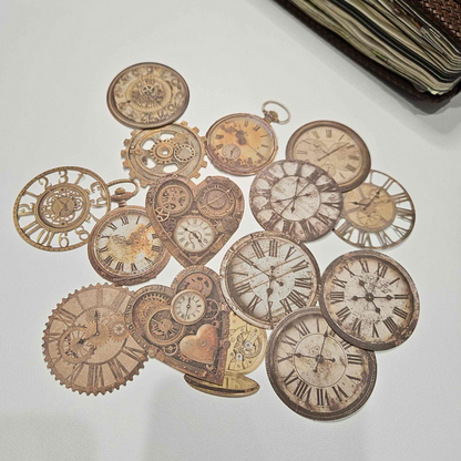 Vintage Factory Sticker Sets (15 piece)-Vintage Factory Sticker Sets (15 piece) - Aussie Paper Crafting - The Turtle Journal-Rachel The Turtle Journal