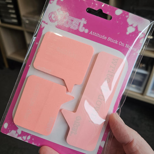 Clearance: Pink Sticky Notes-Rachel The Turtle Journal