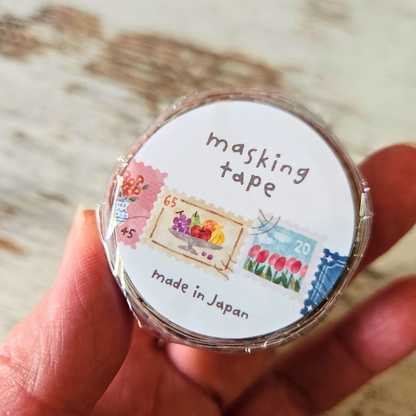 Little Stamp Washi Tape (5m roll) - Mind Wave From Japan