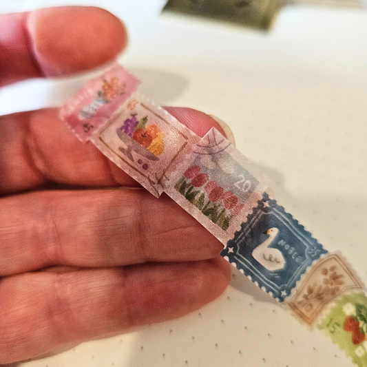 Little Stamp Washi Tape (5m roll) - Mind Wave From Japan