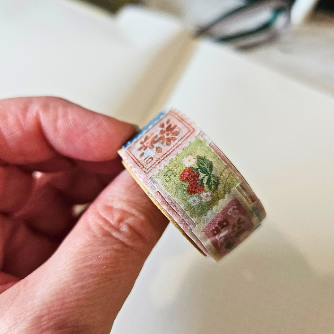 Little Stamp Washi Tape (5m roll) - Mind Wave From Japan