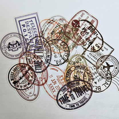 Postmark Travel PET Sticker Bundle (20 piece)