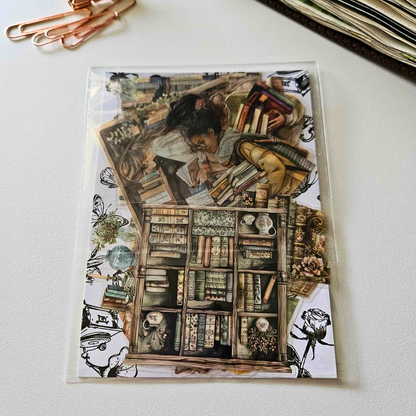 Reading Nook Sticker Set (20 piece) - Book Lovers Collection - Rachel The Turtle Journal -  - Australian Junk Journaling Scrapbooking Supplies