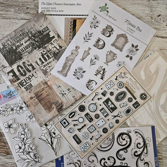 Girls Night In Bundle - Turtle Treasure Box Bundle "Greyscale Box" Theme (6 kits)