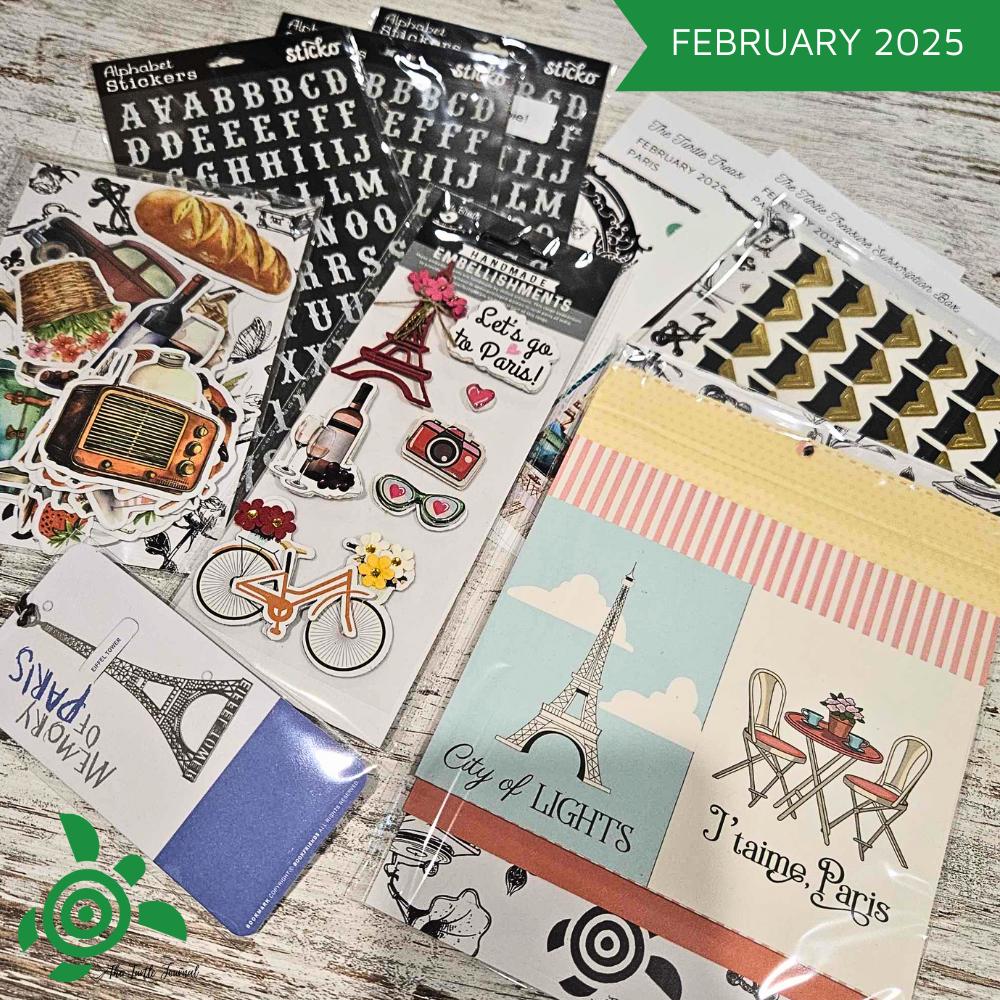 EOFYS Turtle Treasure Box *PREVIOUS BOXES*-February 2025: Paris-Rachel The Turtle Journal