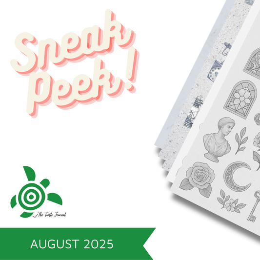 Turtle Printable Box Subscription-Subscription Monthly Printable Craft Mystery Box Download Australia Paper Crafters PDF-Rachel The Turtle Journal