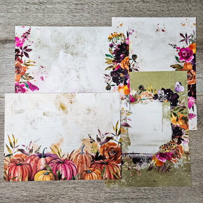 A5 Spice Patterned Paper Pack - 49 and Market - Rachel The Turtle Journal -  - Australian Junk Journaling Scrapbooking Supplies