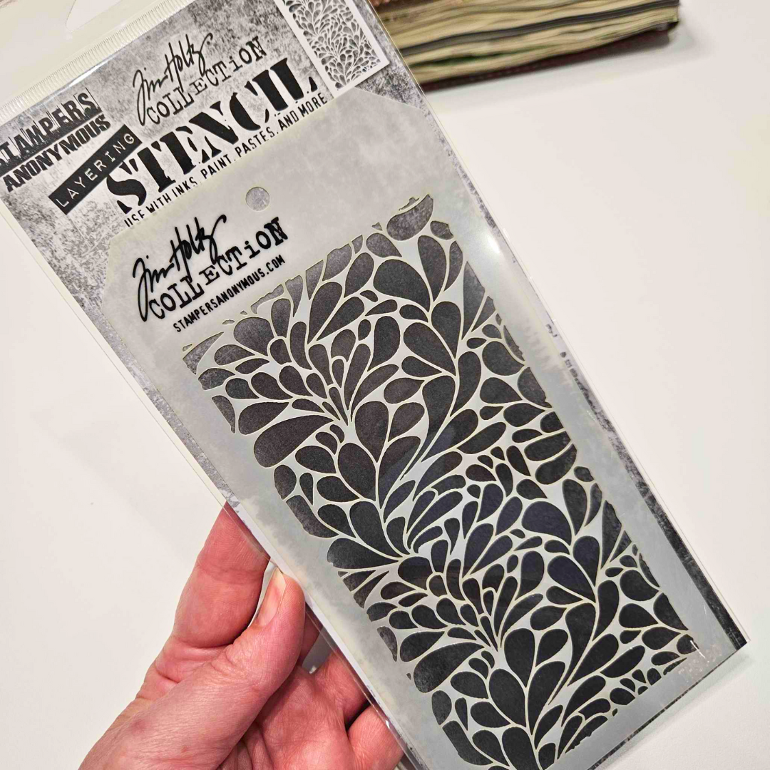 Stencils Layering - Tim Holtz Stampers Anonymous Ranger-Splash-Stencils Layering - Tim Holtz Stampers Anonymous Ranger - Aussie Paper Crafting - The Turtle Journal-Rachel The Turtle Journal