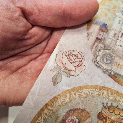 A4 Aurora Decoupage Rice Papers - Sleeping Beauty Stamperia-A4 Aurora Decoupage Rice Papers - Sleeping Beauty Stamperia - The Turtle Journal Scrapbooking Paper Crafting Journaling Supplies Patterned Papers-Rachel The Turtle Journal