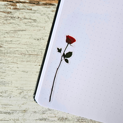 Flower Fields Sticker Sheet Sets (5 kiss cut sheets)-Roses-Rachel The Turtle Journal