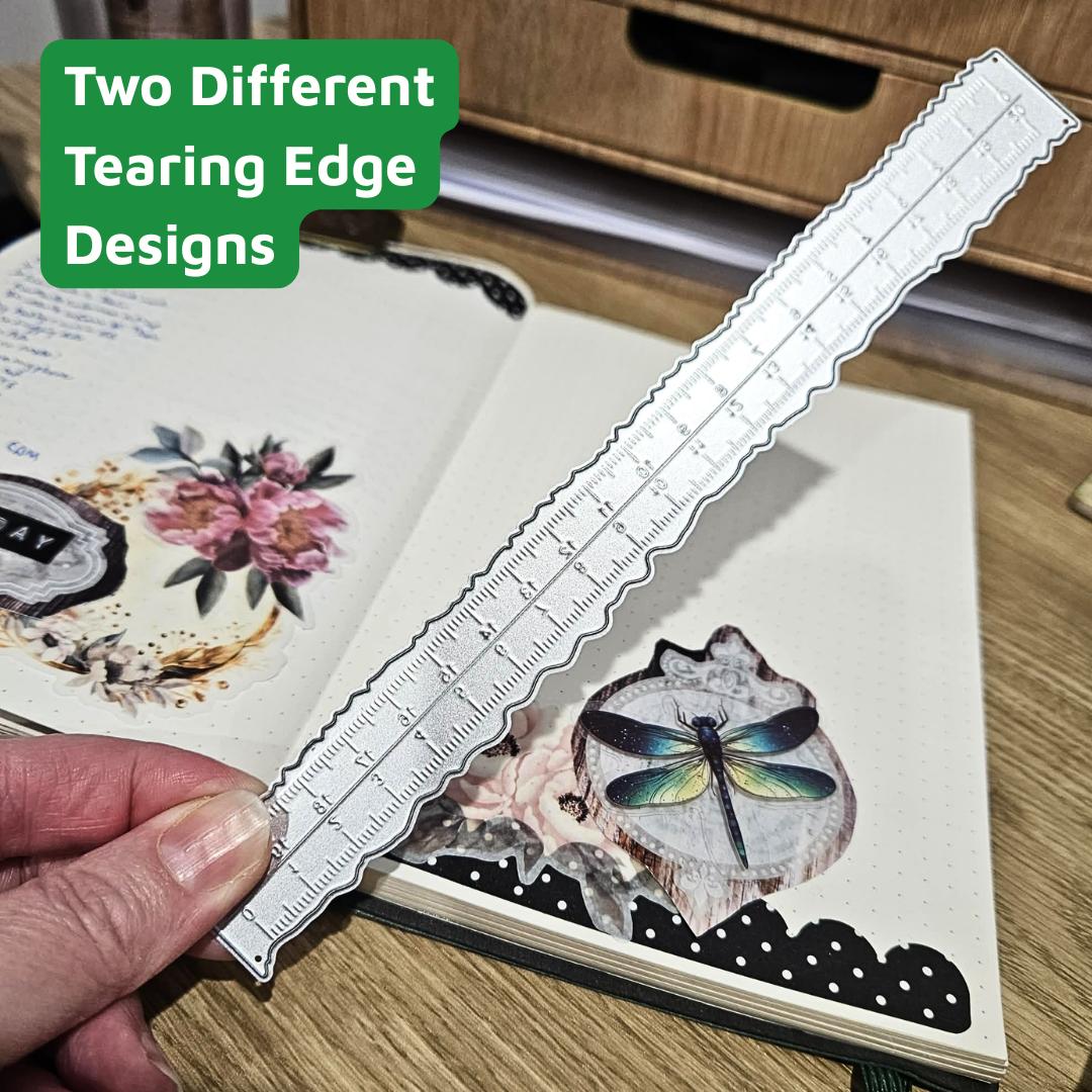 Tearing Edge Ruler for Worn Paper Edges (1 ruler)