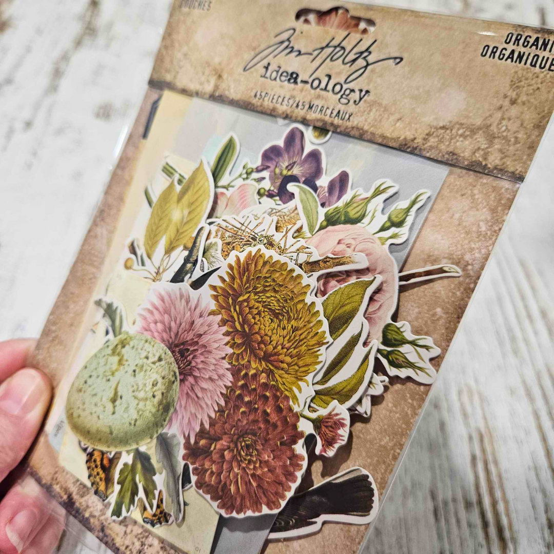 Clearance: Tim Holtz Idea-ology Nature Die cuts-Perforated Postage Stamp Washi Tape ARToptions Spice - Aussie Paper Crafting - The Turtle Journal-Rachel The Turtle Journal