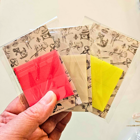 Transparent Square Highlighter Sticky Notes - Book Lovers Collection