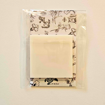 Transparent Square Highlighter Sticky Notes - Book Lovers Collection - Rachel The Turtle Journal -  - Australian Junk Journaling Scrapbooking Supplies
