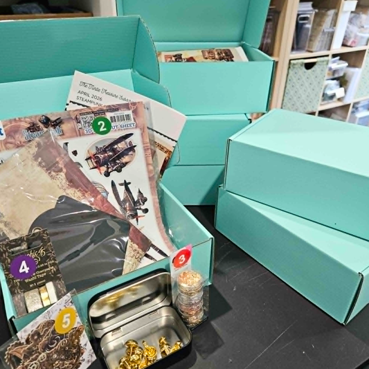 Girls Night In Bundle - Turtle Treasure Box Bundle "Steampunk 2.0" Theme (6 kits)