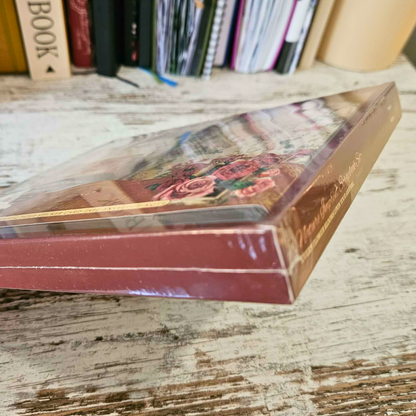 Vintage Letter From Flowers Junk Journal Gift Box w Journal (100 piece)