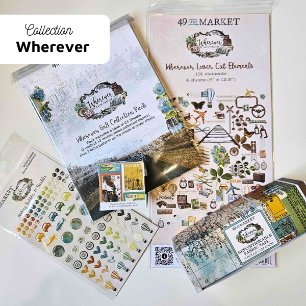 The Turtle Journal - 49 and Market Wherever - Perforated Washi Tape Roll - Postage Stamp Design - Junk Journaling Travel Images feature hot air balloons, transport icons, maps, buildings, each with their own sentiment - Australian Collage Junk Journaling Ephemera