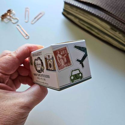 Wherever Wide Washi Tape Stickers - 49 and Market-Wherever Wide Washi Tape Stickers - 49 and Market - The Turtle Journal Kiss Cut Supplies-Rachel The Turtle Journal