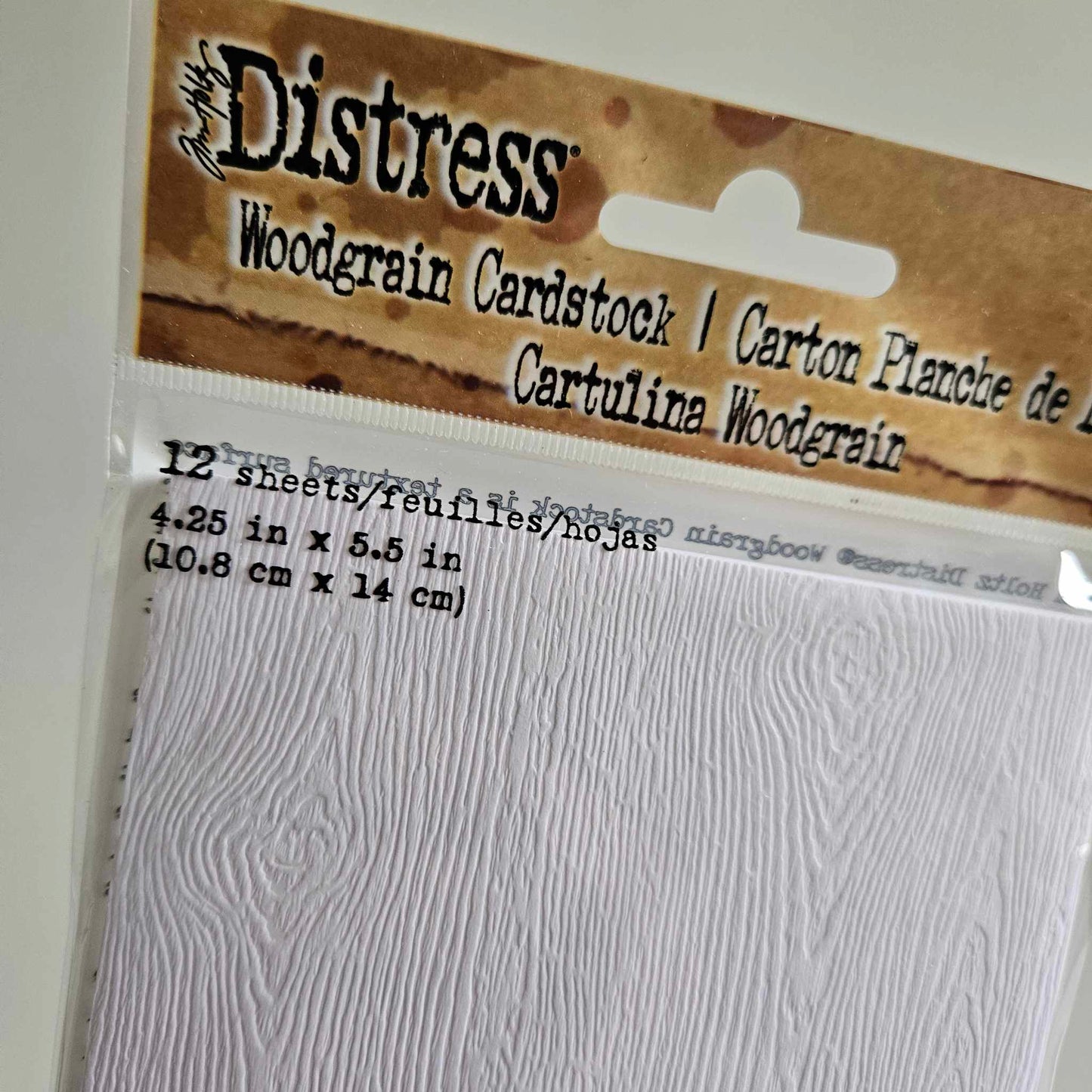 Distress Cardstock Packs: Woodgrain and Leather - Tim Holtz Ranger - Aussie Paper Crafting - The Turtle Journal White Paper Textured
