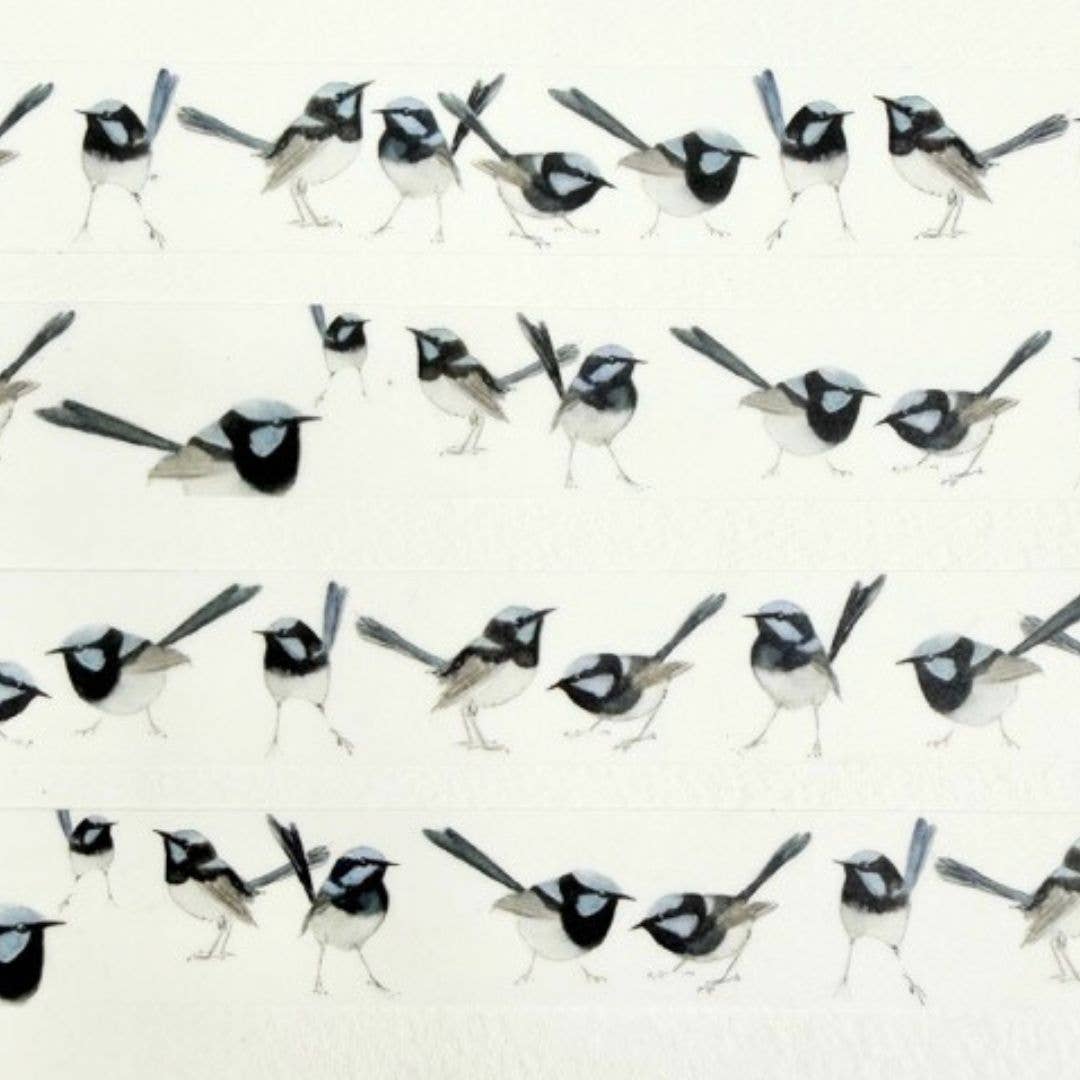 Fairywren Washi (15mm roll) - Bridget Farmer
