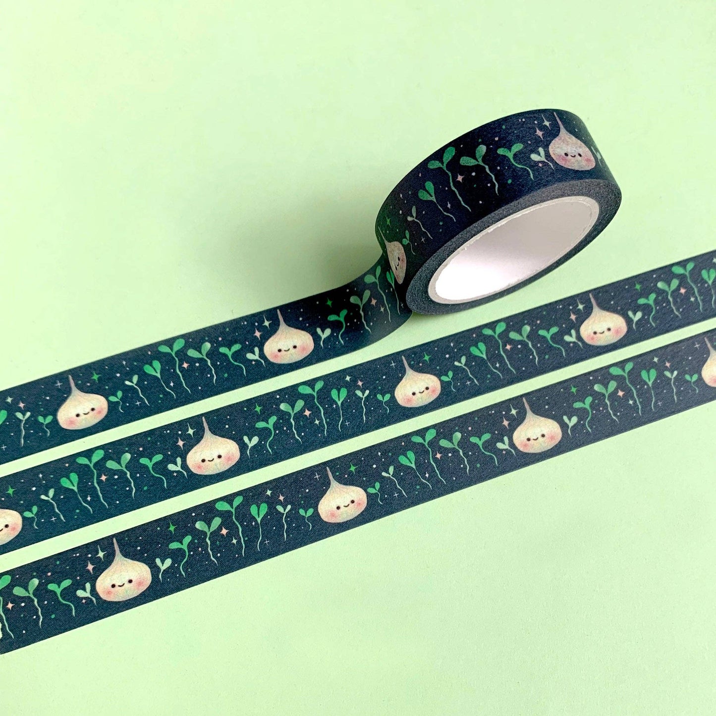 Garlic Sprout - Washi Tape-Rachel The Turtle Journal