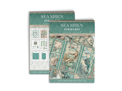 Sea Siren Mini Folio Kit - Scrapbook Resource Co