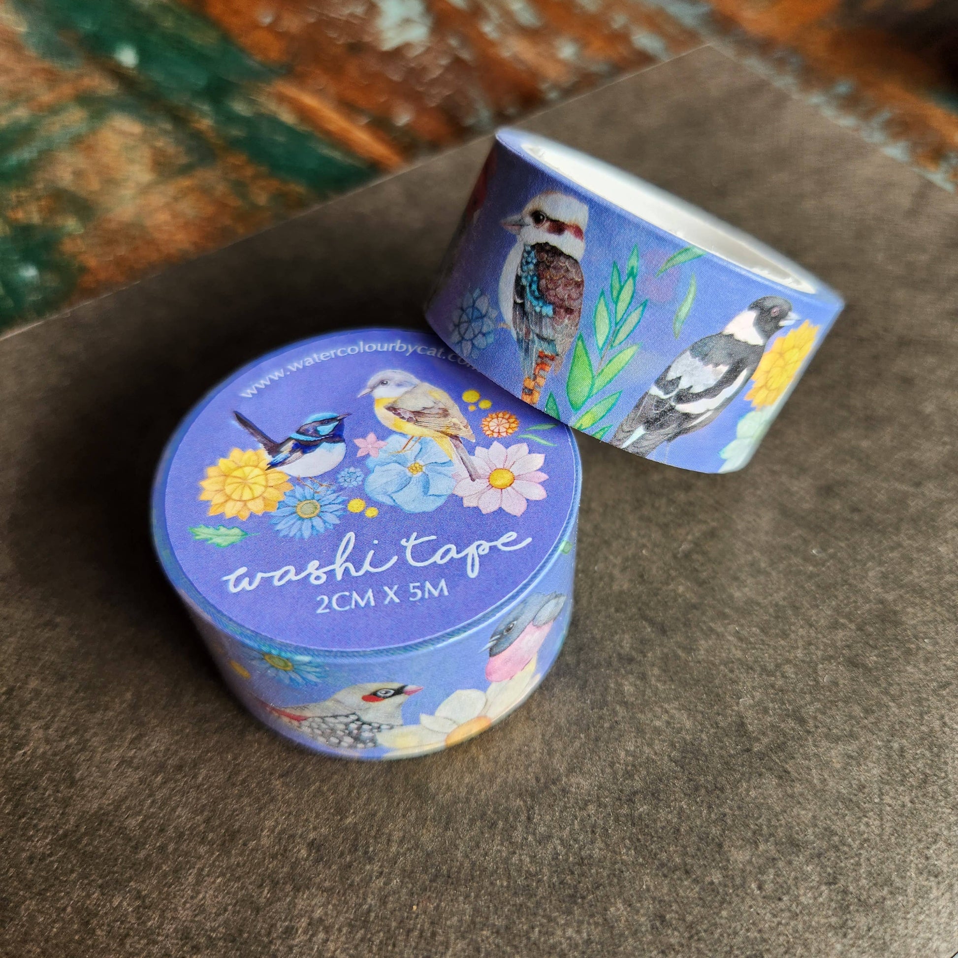 Washi Tape of Australian Animal, Bird and Sea Creatures-Australian Bird-Rachel The Turtle Journal