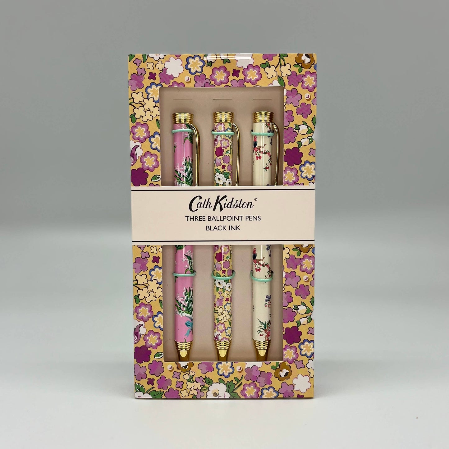 Gift Set 3 Pens Cath Kidston Flowers - The Great British Card Company