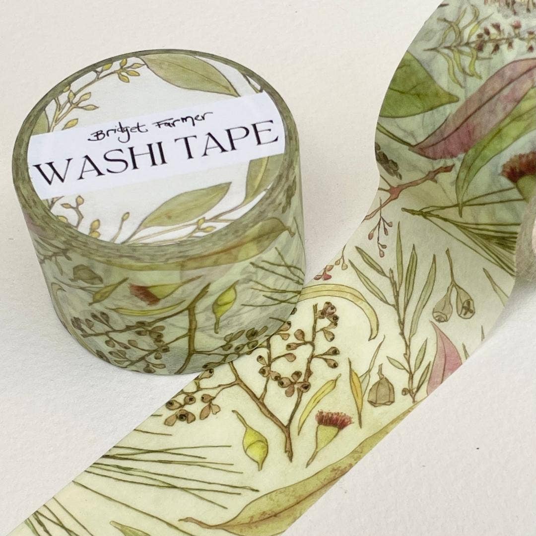 Australian Bush Washi (wide roll 30mm) - Bridget Farmer