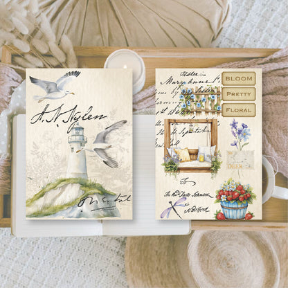 Scent of Summer Scrap Junk Journaling Paper (24 pieces) - Plan & Plot Studio
