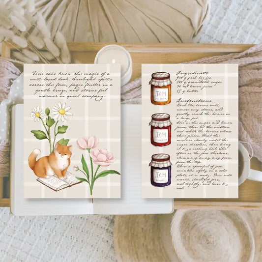 Cottagecore Junk Journaling Ephemera Paper (24 pieces) - Plan & Plot Studio
