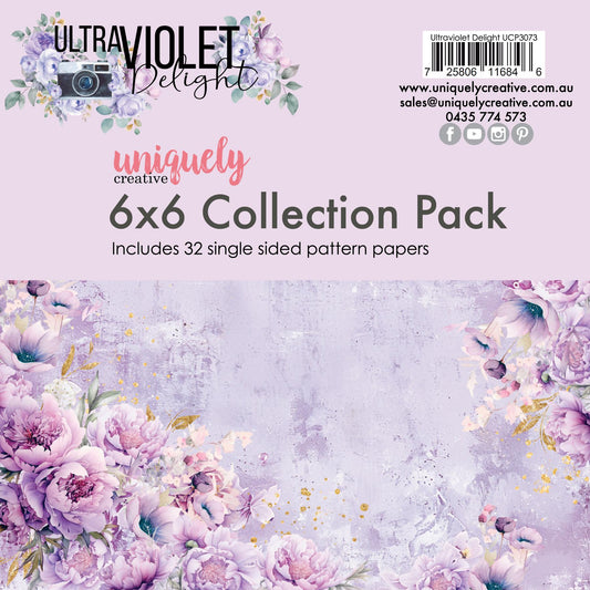 Ultraviolet Delight 6 x 6 Collection Pack-Rachel The Turtle Journal