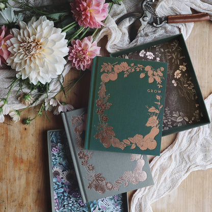 B5 Grow Garden Planner: Forest Green - Typoflora-Rachel The Turtle Journal