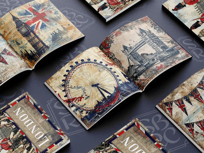 London Patterned Paper Pad - Scrapbook Resource Co from the UK