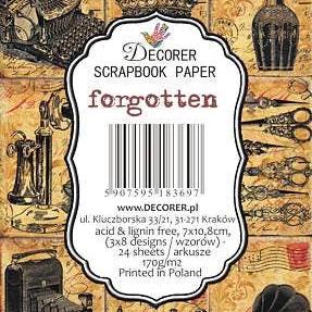 Forgotten - MINI Scrapbook Paper-Rachel The Turtle Journal