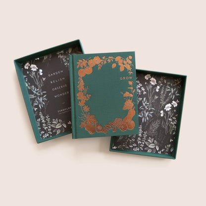 B5 Grow Garden Planner: Forest Green - Typoflora-Rachel The Turtle Journal