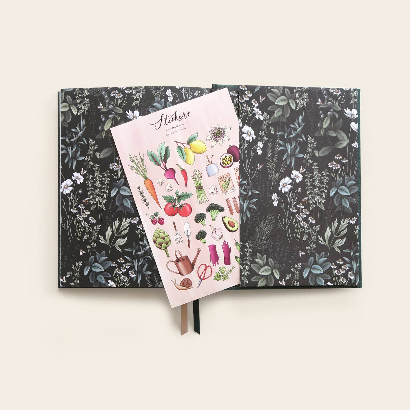 B5 Grow Garden Planner: Forest Green - Typoflora-Rachel The Turtle Journal