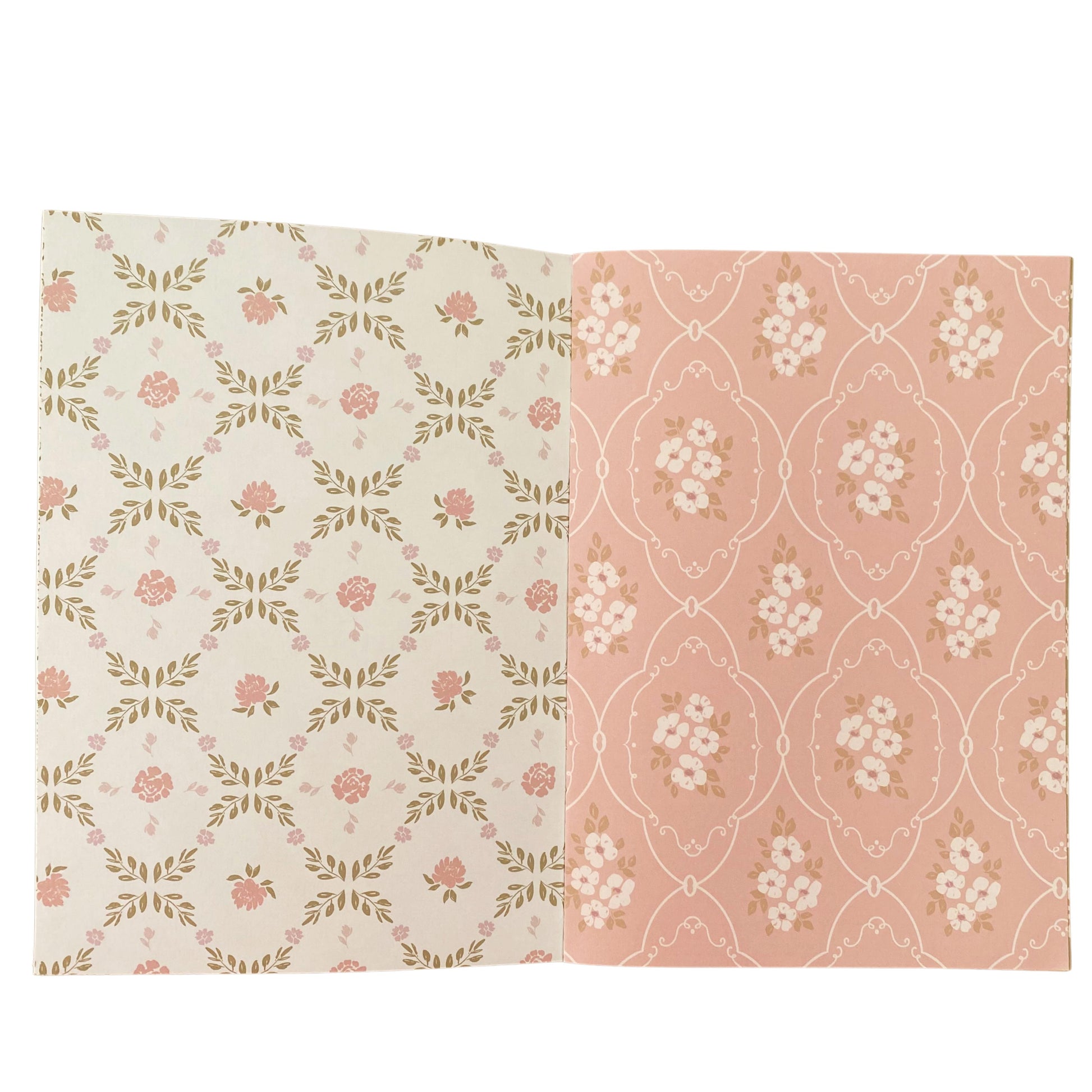 A5 Grandma Wallpaper Scrapbook Patterned Papers - Chapteries from France-Rachel The Turtle Journal