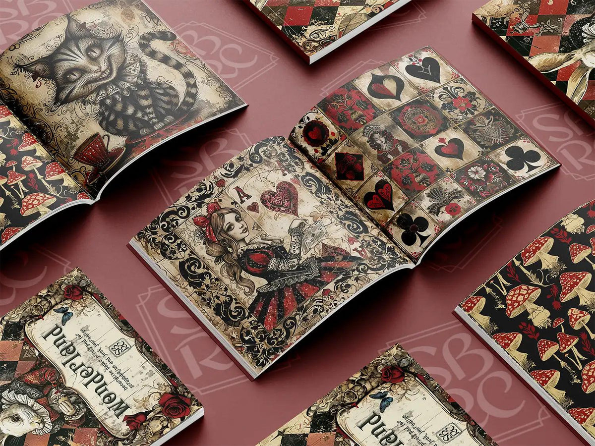 Wonderland Patterned Paper Pad - Scrapbook Resource Co from the UK