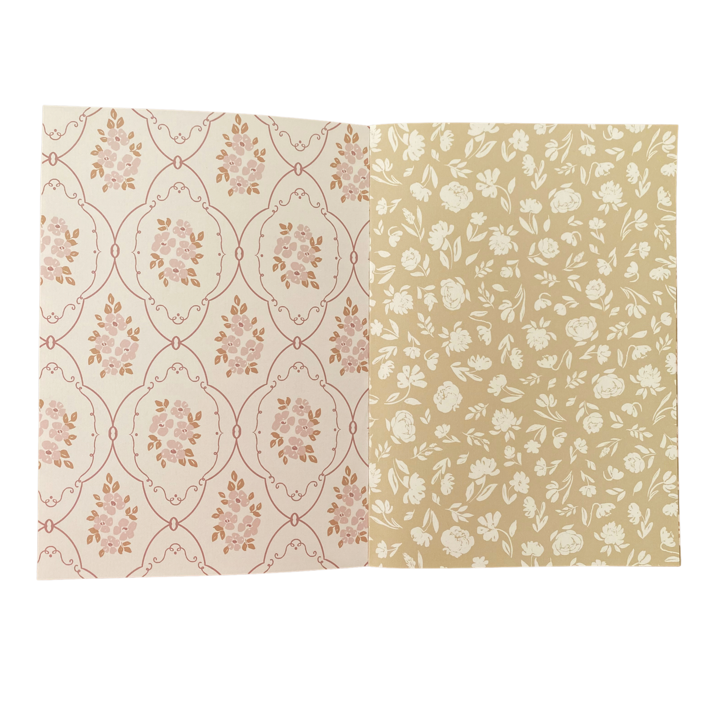 A5 Grandma Wallpaper Scrapbook Patterned Papers - Chapteries from France