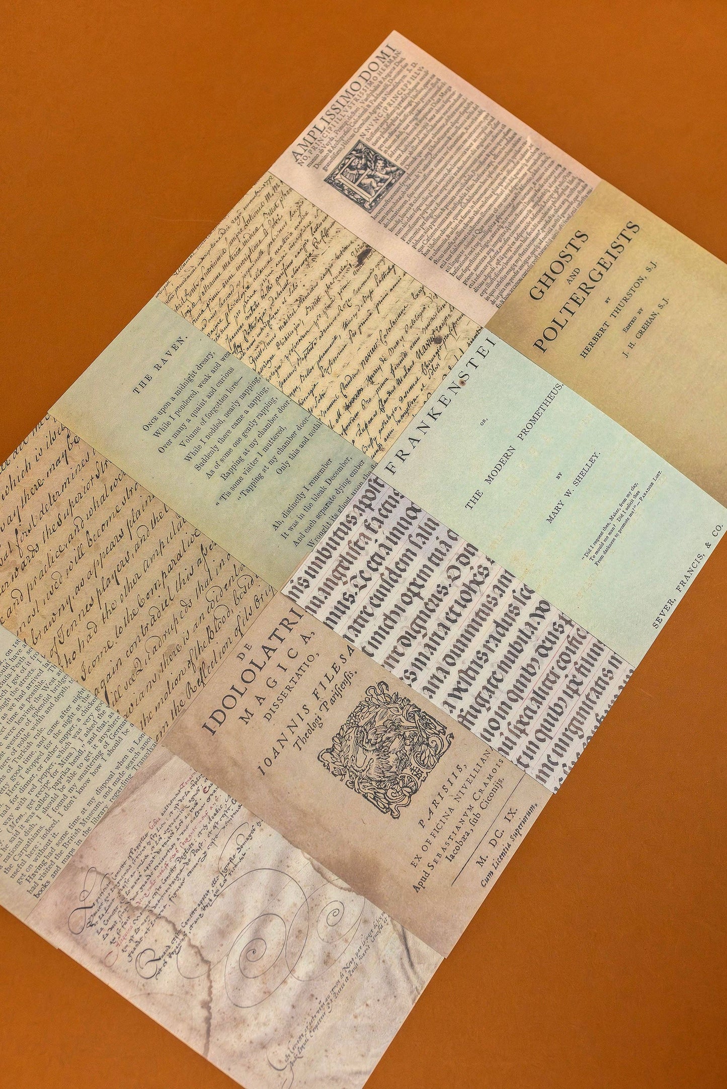 A5 Book Pages Paper Set - Cora Crea Crafts (10 sheets)