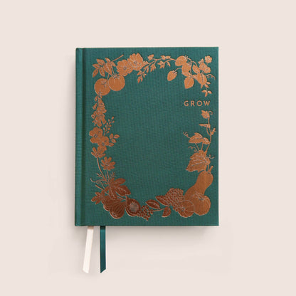 B5 Grow Garden Planner: Forest Green - Typoflora-Rachel The Turtle Journal