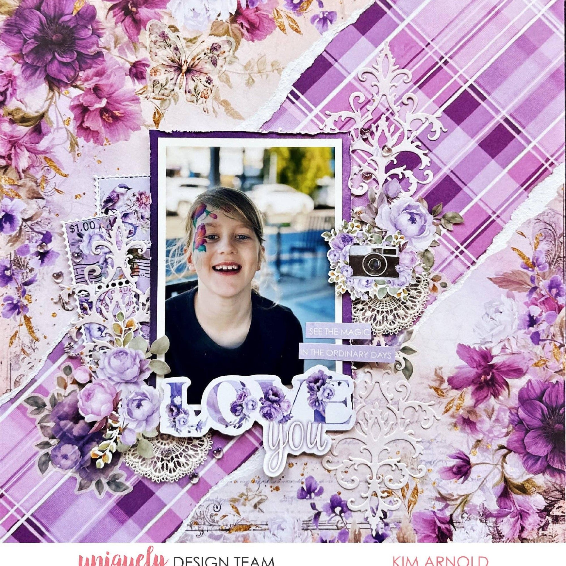 Ultraviolet Delight Creative Cuts-Rachel The Turtle Journal