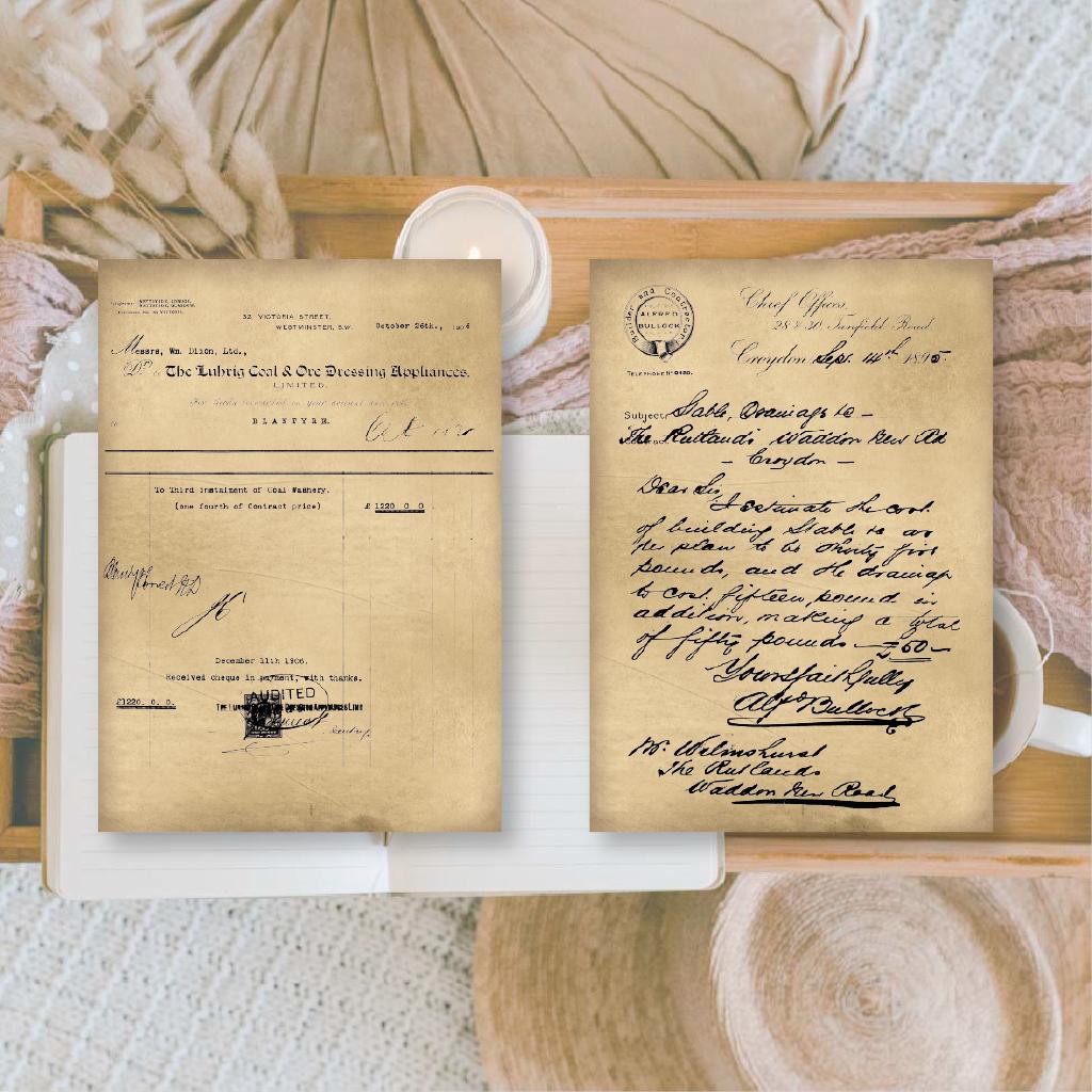 Written Records Small Ephemera Paper (24 pieces) - Plan & Plot Studio-Rachel The Turtle Journal