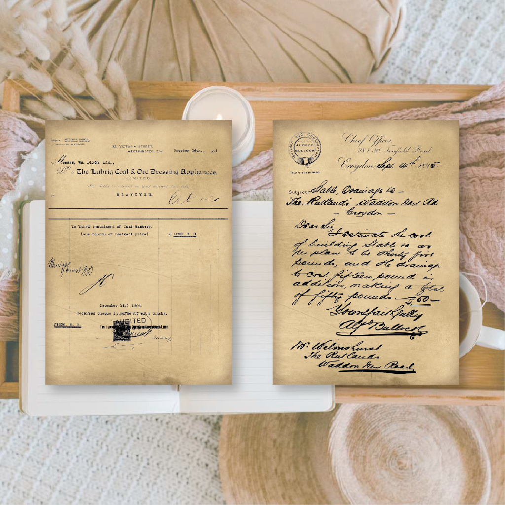 Written Records Small Ephemera Paper (24 pieces) - Plan & Plot Studio